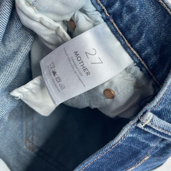 Mother The Insider Ankle Jeans Destination Unknown Size 27 High Rise Cotton - Picture 9 of 11